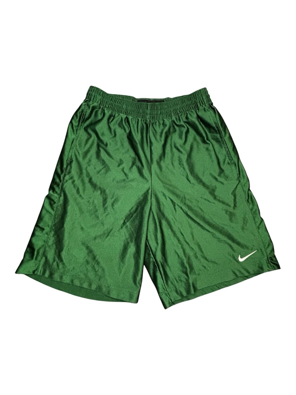 Nike Basketball Shorts Mens Large Green Mesh Athletic Gym Pockets 207630-341
